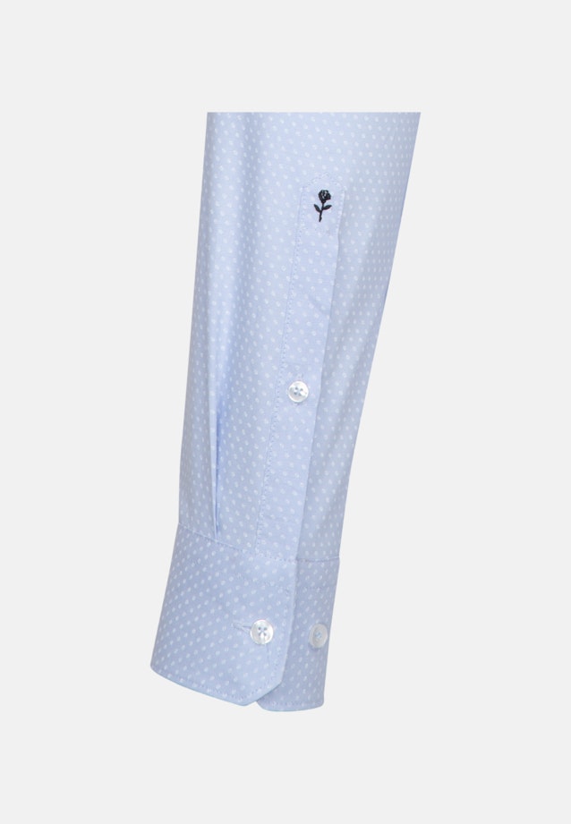 Regular Oxfordhemd Druck in Hellblau |  Seidensticker Onlineshop