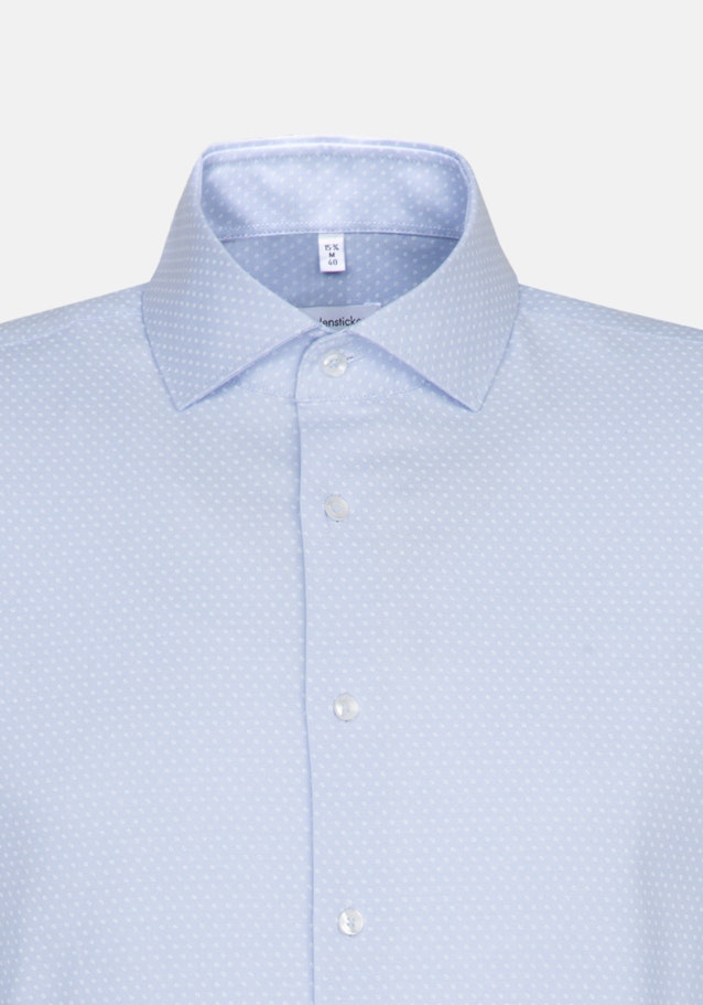 Regular Oxfordhemd Druck in Hellblau |  Seidensticker Onlineshop