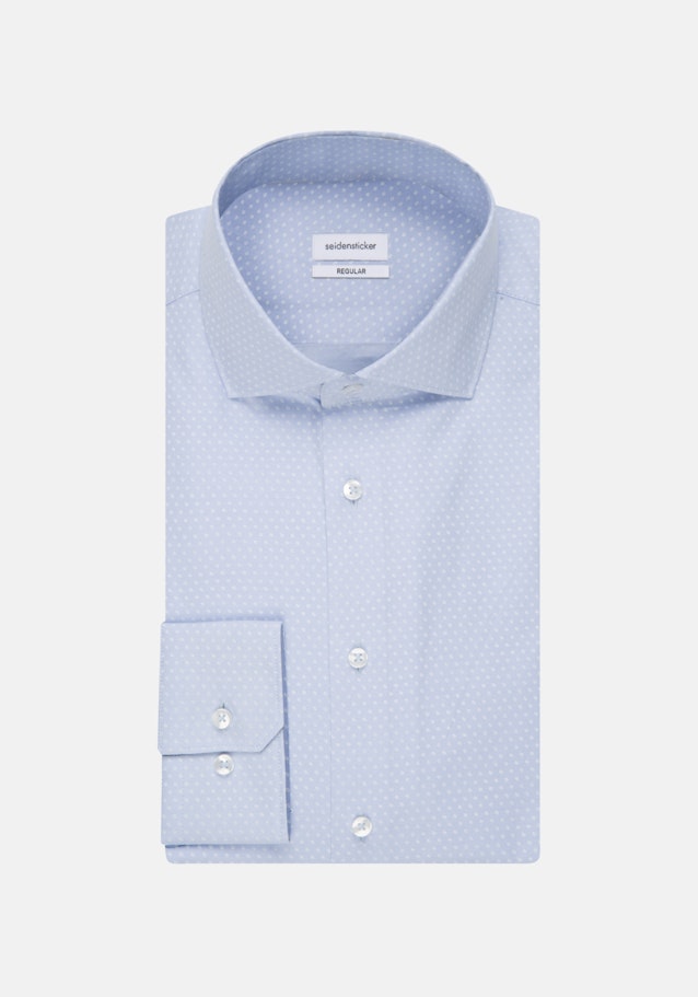 Chemise oxford Regular Col Kent manches extra-longues in Bleu Clair |  Seidensticker Onlineshop