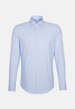 Regular Oxfordhemd Druck in Hellblau |  Seidensticker Onlineshop