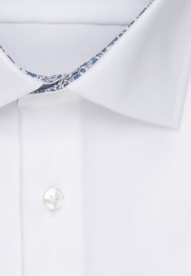 Shaped Oxford shirt Plain in White |  Seidensticker Onlineshop