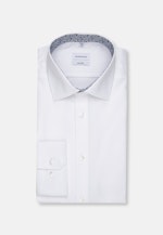 Shaped Oxford shirt Plain in White |  Seidensticker Onlineshop