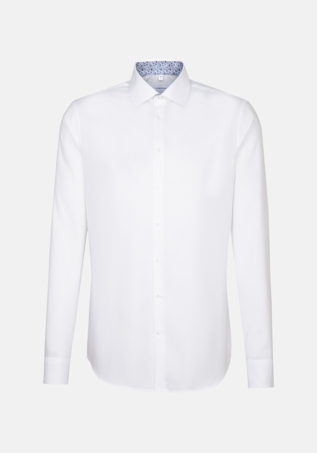 Non-iron Oxfordhemd in Shaped with Kentkraag in Wit |  Seidensticker Onlineshop