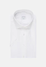 Slim Linen shirt Plain in White |  Seidensticker Onlineshop