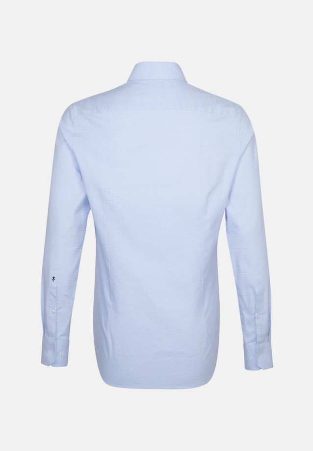 Slim Oxfordhemd Druck in Hellblau |  Seidensticker Onlineshop