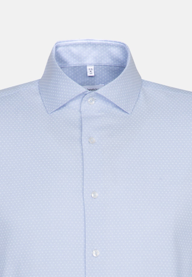 Slim Oxfordhemd Druck in Hellblau |  Seidensticker Onlineshop