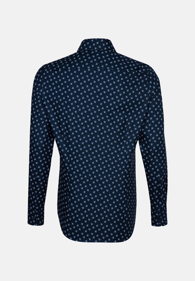 Oxford Oxford Shirt in Slim mit Kent-Collar und extra langem Arm in Dark Blue |  Seidensticker Onlineshop