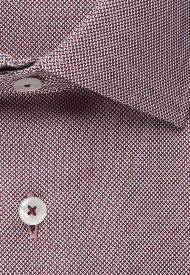 Non-iron Structure Business Shirt in Slim with Kent-Collar in Red |  Seidensticker Onlineshop
