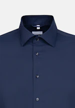 Shaped Performancehemd Uni in Dunkelblau |  Seidensticker Onlineshop