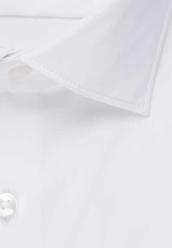 Shaped Performance shirt Plain in White |  Seidensticker Onlineshop