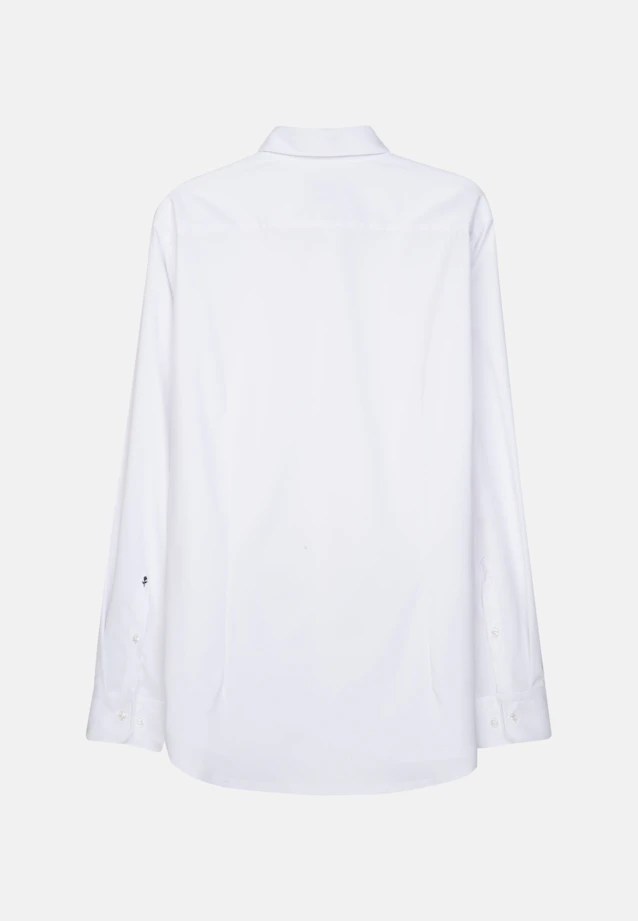 Shaped Performance shirt Plain in White |  Seidensticker Onlineshop