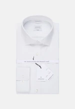 Shaped Performance shirt Plain in White |  Seidensticker Onlineshop