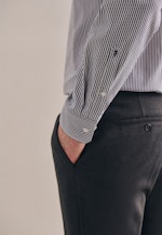 Regular Performancehemd Streifen in Dunkelblau |  Seidensticker Onlineshop