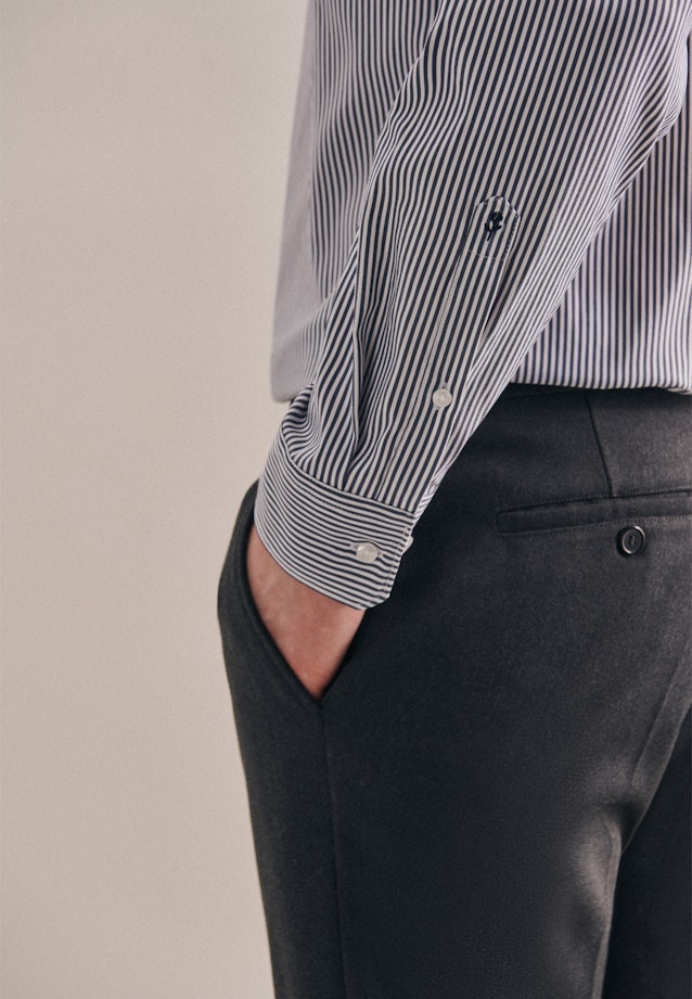 Regular Chemise performance rayures in Bleu Foncé |  Seidensticker Onlineshop