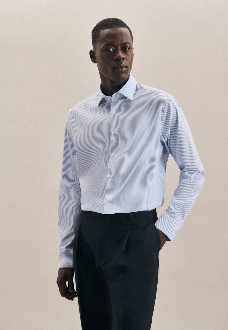 Easy-iron Performance shirt in Regular with Kent-Collar