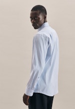 Regular Performancehemd Streifen in Hellblau |  Seidensticker Onlineshop