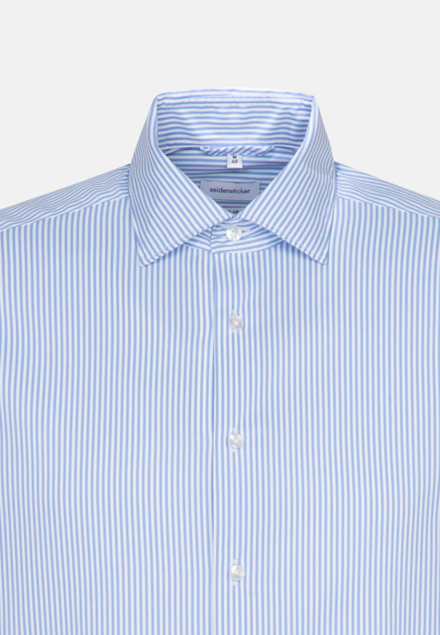 Regular Performance shirt Stripe in Light Blue |  Seidensticker Onlineshop