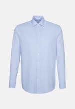 Regular Performancehemd Streifen in Hellblau |  Seidensticker Onlineshop