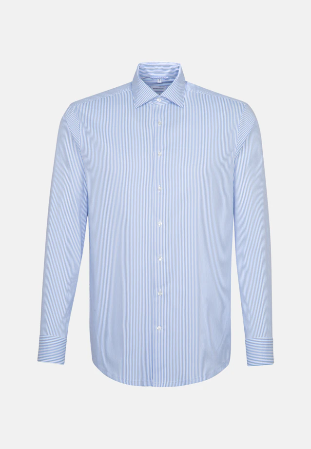 Regular Performance shirt Stripe in Light Blue |  Seidensticker Onlineshop