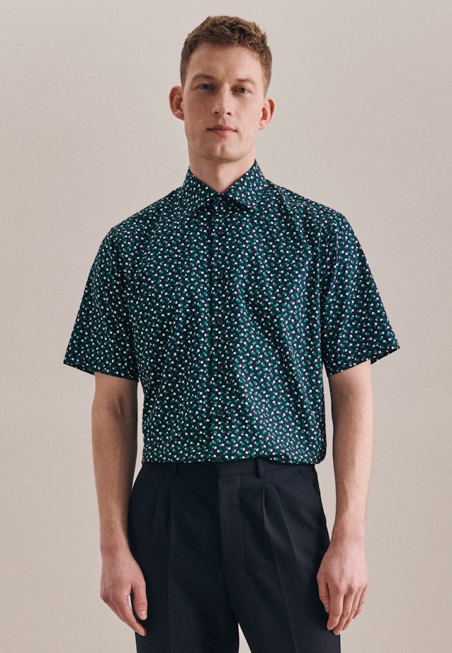 Regular Chemise Business Imprimé in Vert |  Seidensticker Onlineshop