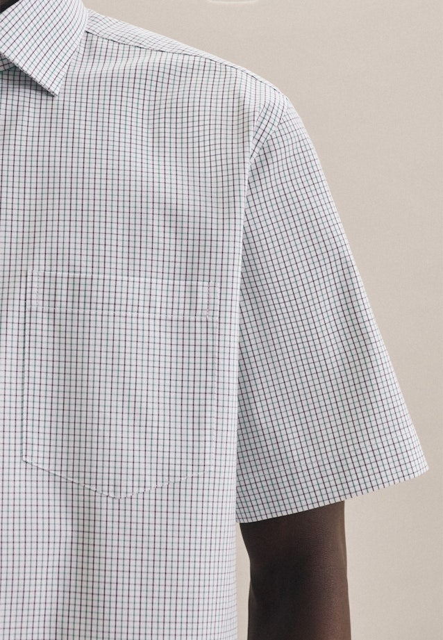 Regular Oxfordhemd Karo in Grün |  Seidensticker Onlineshop