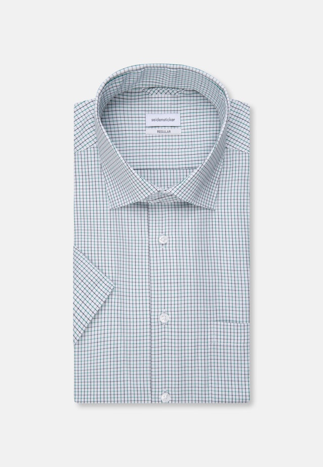 Regular Oxfordhemd Karo in Grün |  Seidensticker Onlineshop