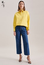 Twill Long Blouse in Yellow |  Seidensticker Onlineshop