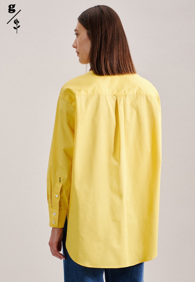 Twill Long Blouse in Yellow | Seidensticker online shop