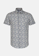 Slim Leinenhemd Druck in Braun |  Seidensticker Onlineshop