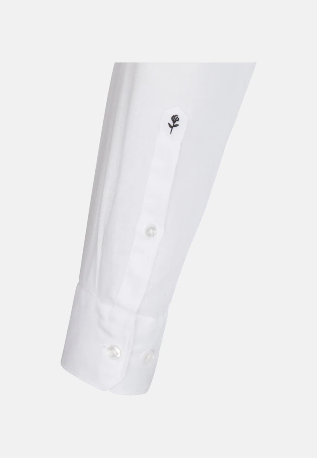 Regular Linen shirt Plain in White |  Seidensticker Onlineshop