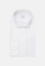 Regular Linen shirt Plain in White |  Seidensticker Onlineshop