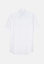 Regular Linen shirt Plain in White |  Seidensticker Onlineshop