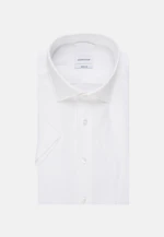 Regular Linen shirt Plain in White |  Seidensticker Onlineshop