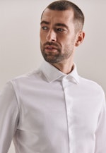 Shaped Jerseyhemd Uni in Weiß |  Seidensticker Onlineshop