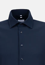 Shaped Jersey shirt Plain in Dark Blue |  Seidensticker Onlineshop