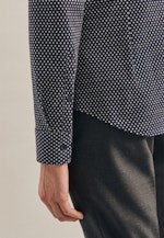 Shaped Jerseyhemd Druck in Dunkelblau |  Seidensticker Onlineshop