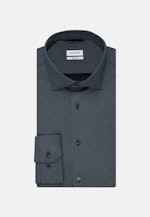 Regular Oxfordhemd Druck in Dunkelblau |  Seidensticker Onlineshop