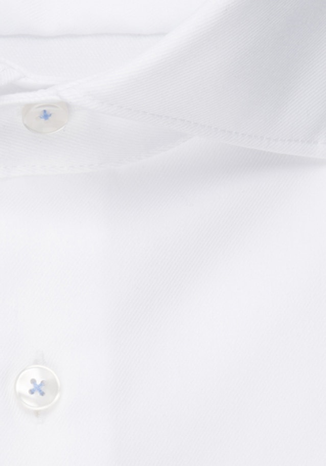 Non-iron Twill Business Shirt in Shaped with Kent-Collar in White |  Seidensticker Onlineshop