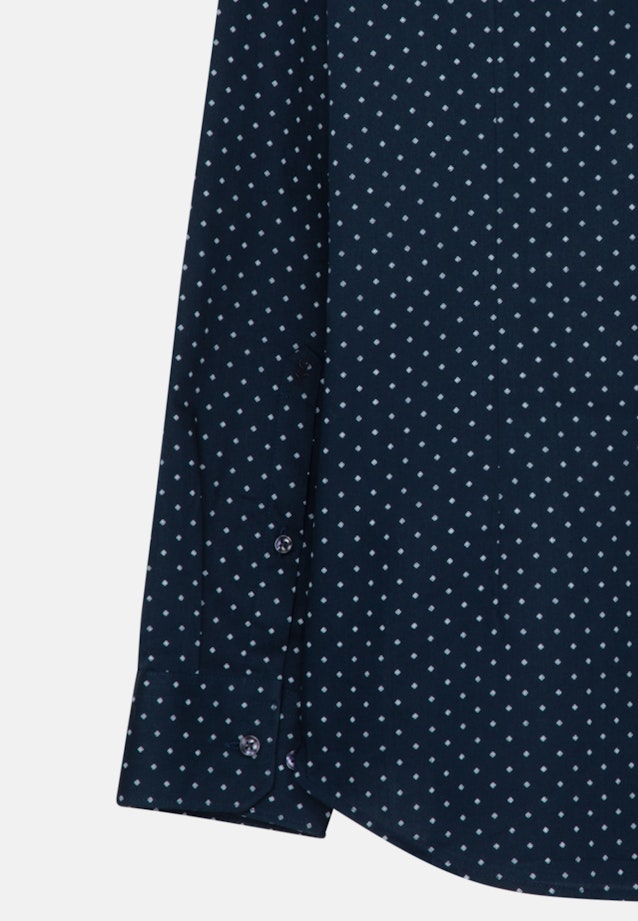 Shaped Chemise Business Imprimé in Bleu Foncé |  Seidensticker Onlineshop