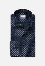 Shaped Chemise Business Imprimé in Bleu Foncé |  Seidensticker Onlineshop