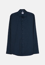 Shaped Chemise Business Imprimé in Bleu Foncé |  Seidensticker Onlineshop