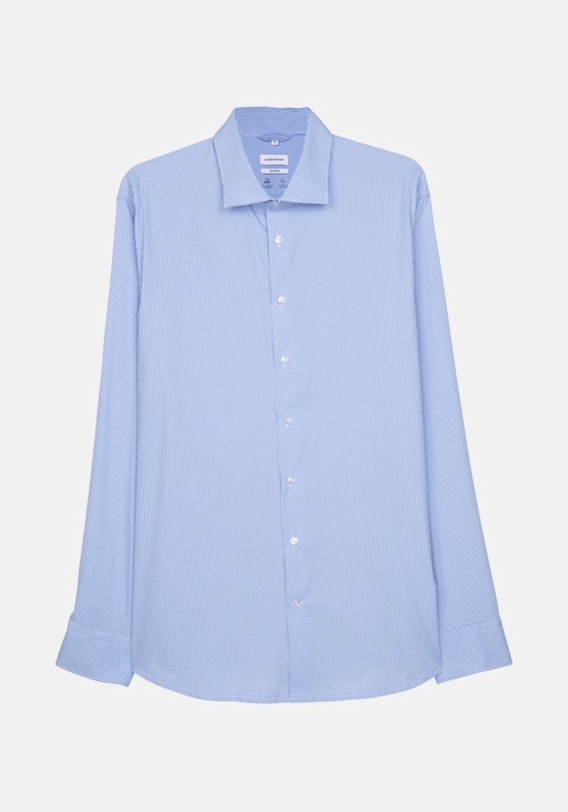 Easy-iron Performance shirt in Shaped with Kent-Collar in Light Blue |  Seidensticker Onlineshop
