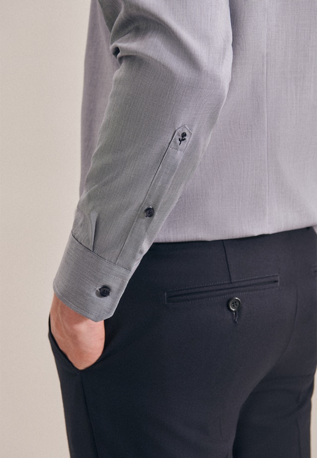 Slim Business Hemd Uni in Dunkelblau |  Seidensticker Onlineshop