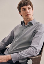 Slim Business Hemd Uni in Dunkelblau |  Seidensticker Onlineshop