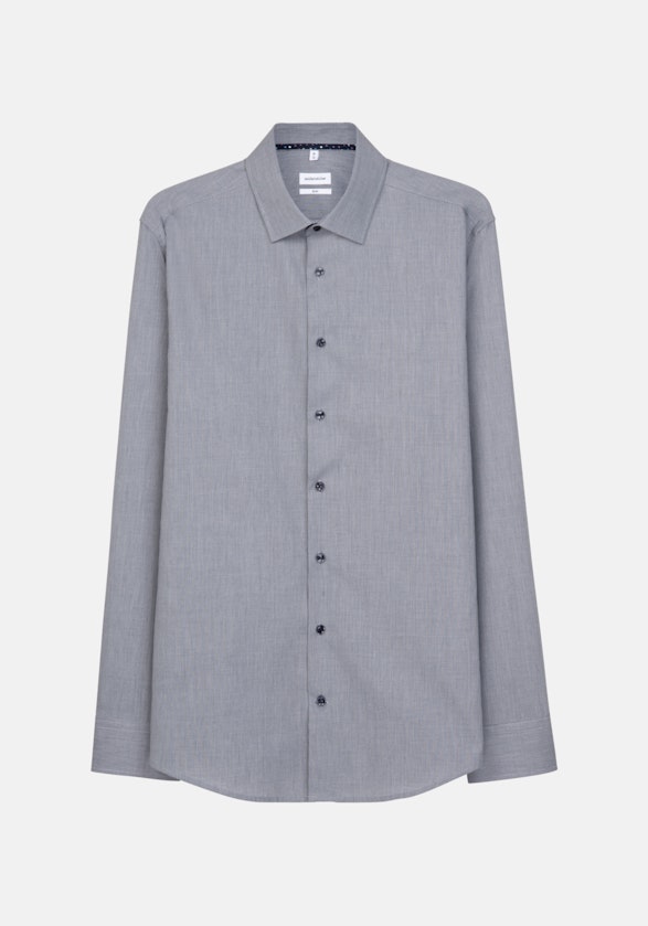 Slim Business Hemd Uni in Dunkelblau | Seidensticker Onlineshop