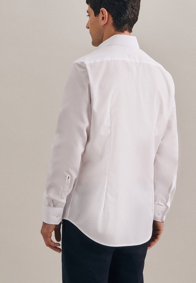 Slim Business Shirt Uni in White |  Seidensticker Onlineshop