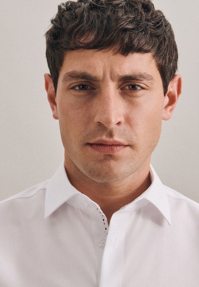 Slim Business Shirt Uni in White |  Seidensticker Onlineshop