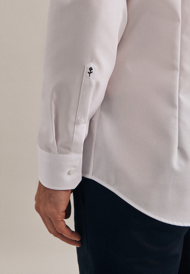 Slim Chemise Business uni in Blanc |  Seidensticker Onlineshop