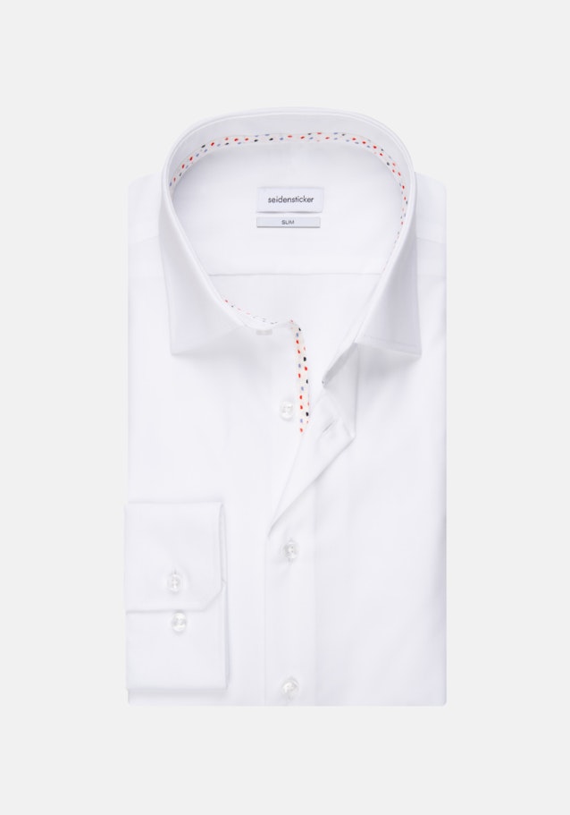 Slim Business Hemd Uni in Weiß | Seidensticker Onlineshop