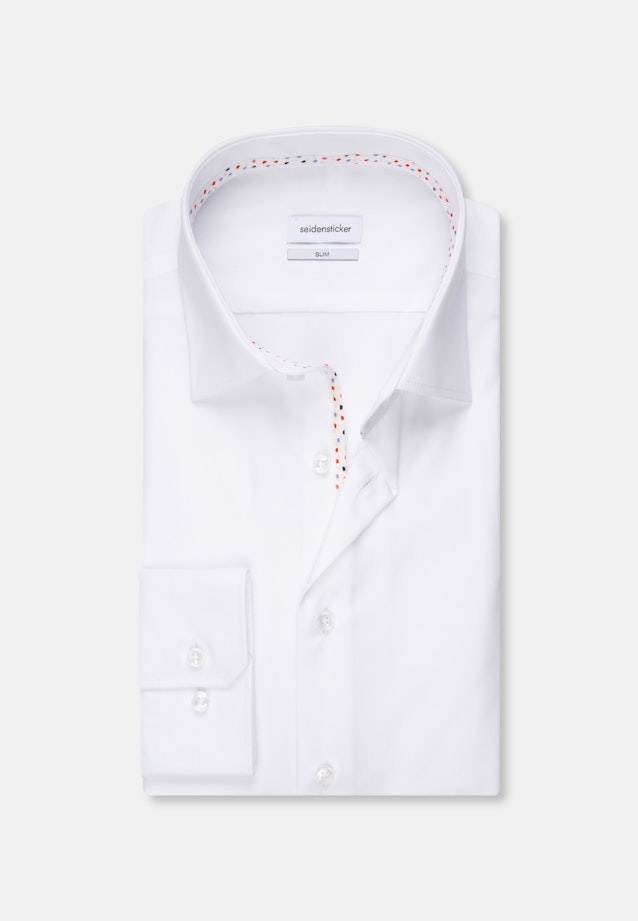 Slim Chemise Business uni in Blanc |  Seidensticker Onlineshop